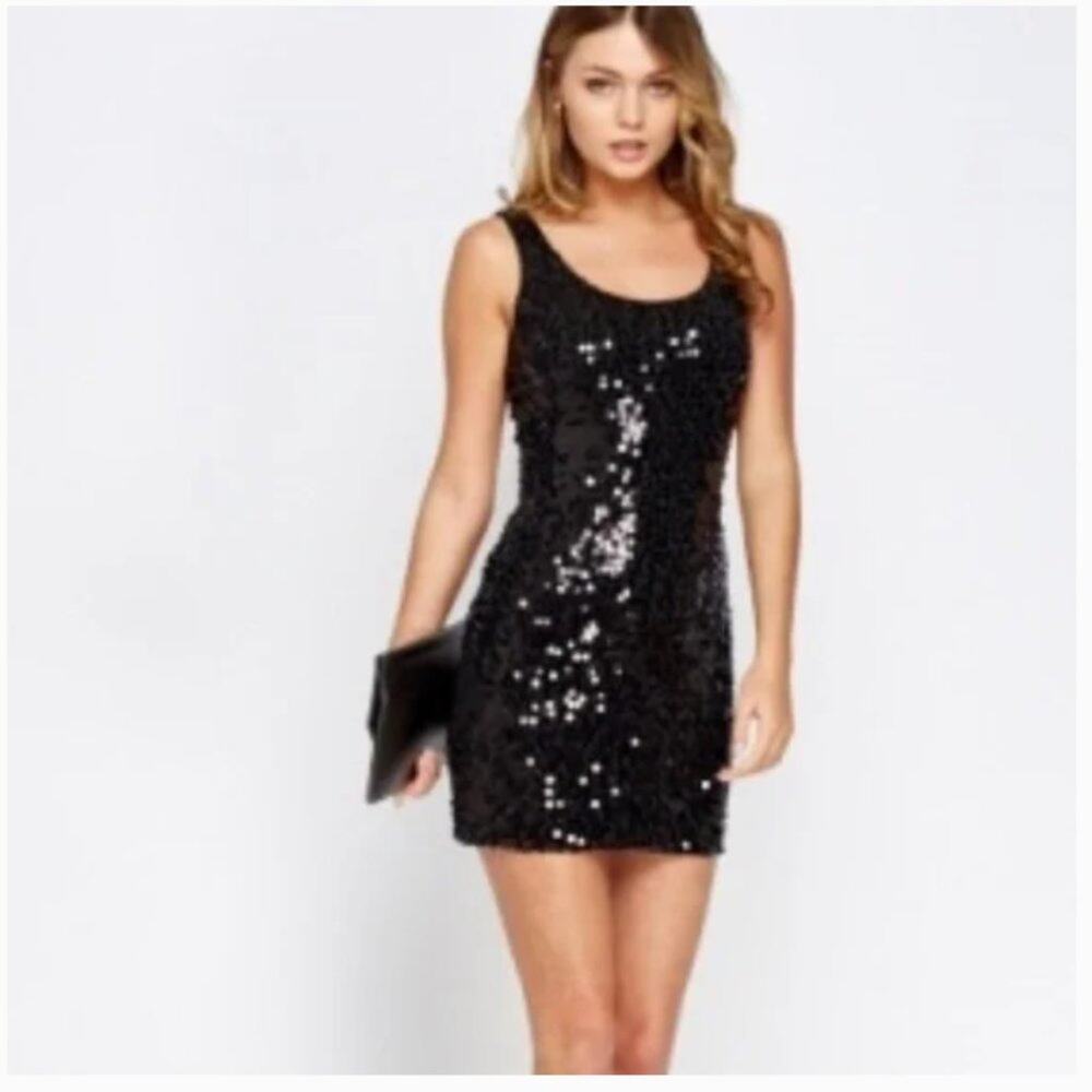 Crystal Doll Sleeveless Sequin Dress
